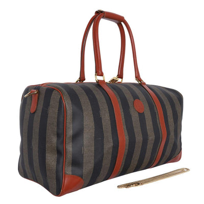 Duffel Pequin Striped Coated Canvas