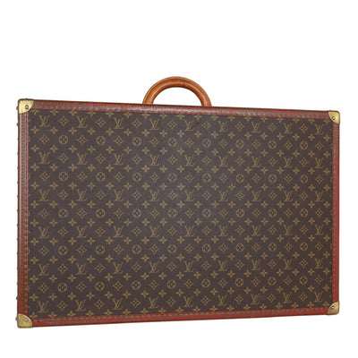 Monogram Alzer 75 Hard Case Trunk Weekend Travel Bag (Authentic Pre-Owned)